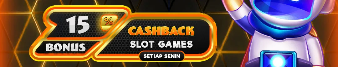 BONUS CASHBACK SLOT 15%